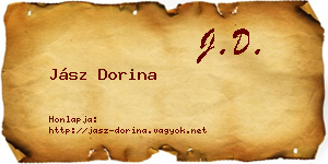 Jász Dorina névjegykártya